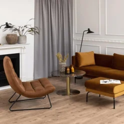 Ygo Bijzetzetel DELAWARE Brandy Cognac| Fauteuils