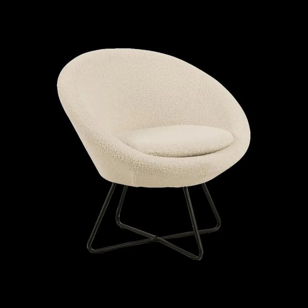 Ygo Bijzetzetel MEDIO Orson Cream Beige| Fauteuils