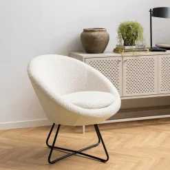 Ygo Bijzetzetel MEDIO Orson Cream Beige| Fauteuils