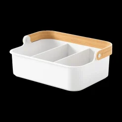 Ygo Bin/Organiser BELLWOOD Wit/Nat. XL| Badkameropbergers