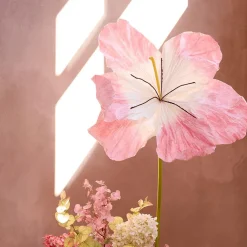 Ygo Bloem LOOK Papier Roze| Woondecoratie