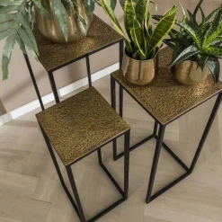 Ygo Bloemenzuil FEBE Set van 3| Salontafels & Bijzettafels
