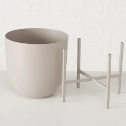 Ygo Bloempot KILANA Creme S| Woondecoratie
