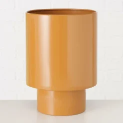 Ygo Bloempot KULLA Mat Bruin M| Woondecoratie