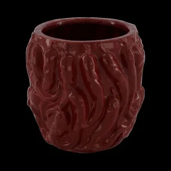 Ygo Bloempot PEPPER XL Peper Ker. Rood| Woondecoratie