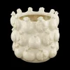 Ygo Bloempot POMGRANATE Ker. Wit| Woondecoratie