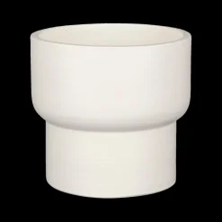 Ygo Bloempot RIVA Terracot. Wit M| Woondecoratie
