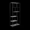 Ygo Boekenrek BOKSKAP Ash Black Assymetrisch B77| Vitrinekasten|Boekenkasten