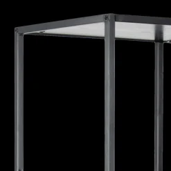 Ygo Boekenrek BOKSKAP Ash Black Assymetrisch B77| Vitrinekasten|Boekenkasten