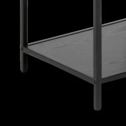 Ygo Boekenrek BOKSKAP Ash Black Assymetrisch B77| Vitrinekasten|Boekenkasten