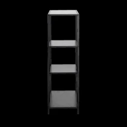 Ygo Boekenrek BOKSKAP Ash Black B77| Vitrinekasten|Boekenkasten