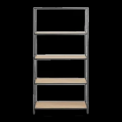 Ygo Boekenrek BOKSKAP Wild Oak B77| Vitrinekasten|Boekenkasten