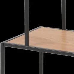 Ygo Boekenrek BOKSKAP Wild Oak Assymetrisch B77| Vitrinekasten|Boekenkasten