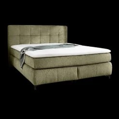 Ygo Boxspring ALKMAAR Chenille Groen 180x200| Boxsprings