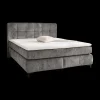 Ygo Boxspring ALKMAAR Chenille Grijs 180x200| Boxsprings