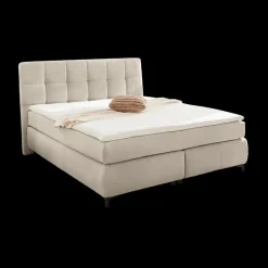 Ygo Boxspring ALKMAAR Rib Beige 180x200| Boxsprings