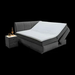 Ygo Boxspring AMSTELVEEN 180x200 Donkergrijs| Boxsprings
