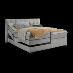 Ygo Boxspring KARSHI Elektrisch Verstelbaar 180x200 Silver| Boxsprings