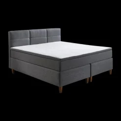 Ygo Boxspring KEULEN 180x200 Grijs| Boxsprings