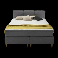 Ygo Boxspring KEULEN 160x200 Grijs| Boxsprings