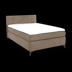 Ygo Boxspring MAKKUM Rib Taupe 120x200| Boxsprings