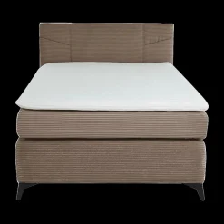 Ygo Boxspring MAKKUM Rib Taupe 120x200| Boxsprings