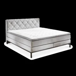 Ygo Boxspring MUNCHEN zilver 160x200| Boxsprings