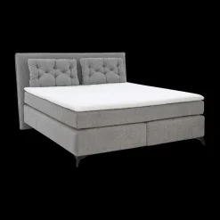 Ygo Boxspring NIEUWEGEIN 180X200 Chenille Grijs| Boxsprings