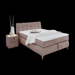 Ygo Boxspring STAPHORST Stof 369/05 Rose 140x200| Boxsprings