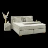 Ygo Boxspring TILBURG Ribfluweel 426/17 Greige 180x200| Boxsprings