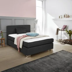 Ygo Boxspring UDEN 142/06 Zwart 140x200| Boxsprings