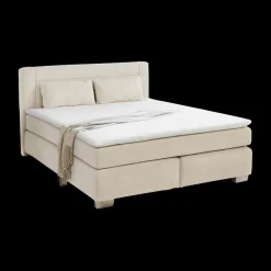 Ygo Boxspring WASSENAAR Chenille Beige 180x200| Boxsprings
