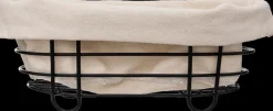 Ygo Broodmand BISTRO Ovaal Met. Zwart/Beige| Tafelaccessoires