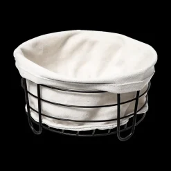 Ygo Broodmand BISTRO Rond Met. Zwart/Beige| Tafelaccessoires