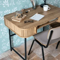Ygo Bureau COLVAS Hout Naturel B105| Bureaus