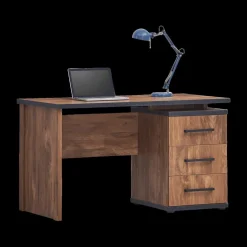 Ygo Bureau MATHIS Acacia/Black Concrete| Bureaus & Toebehoren