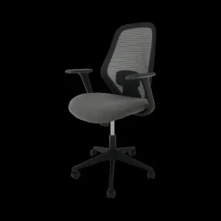 Ygo Bureaustoel ADAM Mesh Zwart| Bureaustoelen