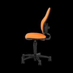 Ygo Bureaustoel AIRGO KID Zwart/Oranje| Bureaustoelen