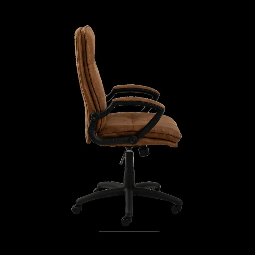 Ygo Bureaustoel BAYLOR Preston fabric camel 24| Bureaustoelen