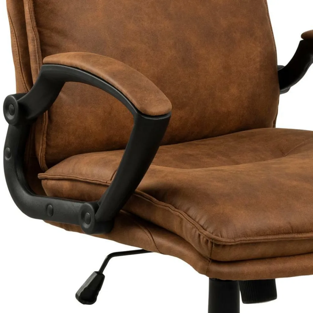 Ygo Bureaustoel BAYLOR Preston fabric camel 24| Bureaustoelen
