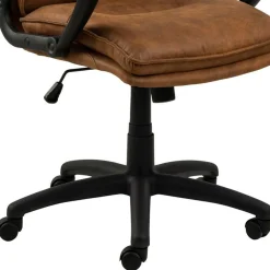 Ygo Bureaustoel BAYLOR Preston fabric camel 24| Bureaustoelen