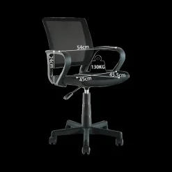 Ygo Bureaustoel DEVON Zwart| Bureaustoelen