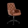 Ygo Bureaustoel HANNES PU Retro Brandy| Bureaustoelen