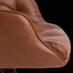 Ygo Bureaustoel HANNES PU Retro Brandy| Bureaustoelen