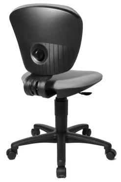 Ygo Bureaustoel HIGH KID Zwart/Lichtgrijs| Bureaustoelen