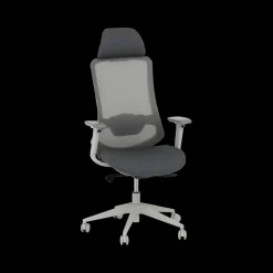 Ygo Bureaustoel JOA Mesh Grijs| Bureaustoelen