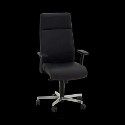 Ygo Bureaustoel PROFI CHIEF Zwart Leder| Bureaustoelen