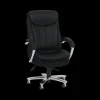 Ygo Bureaustoel ROAR met Arm PU Zwart/Chroom| Bureaustoelen