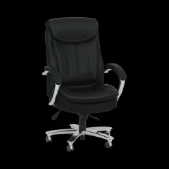 Ygo Bureaustoel ROAR met Arm PU Zwart/Chroom| Bureaustoelen