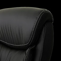 Ygo Bureaustoel ROAR met Arm PU Zwart/Chroom| Bureaustoelen